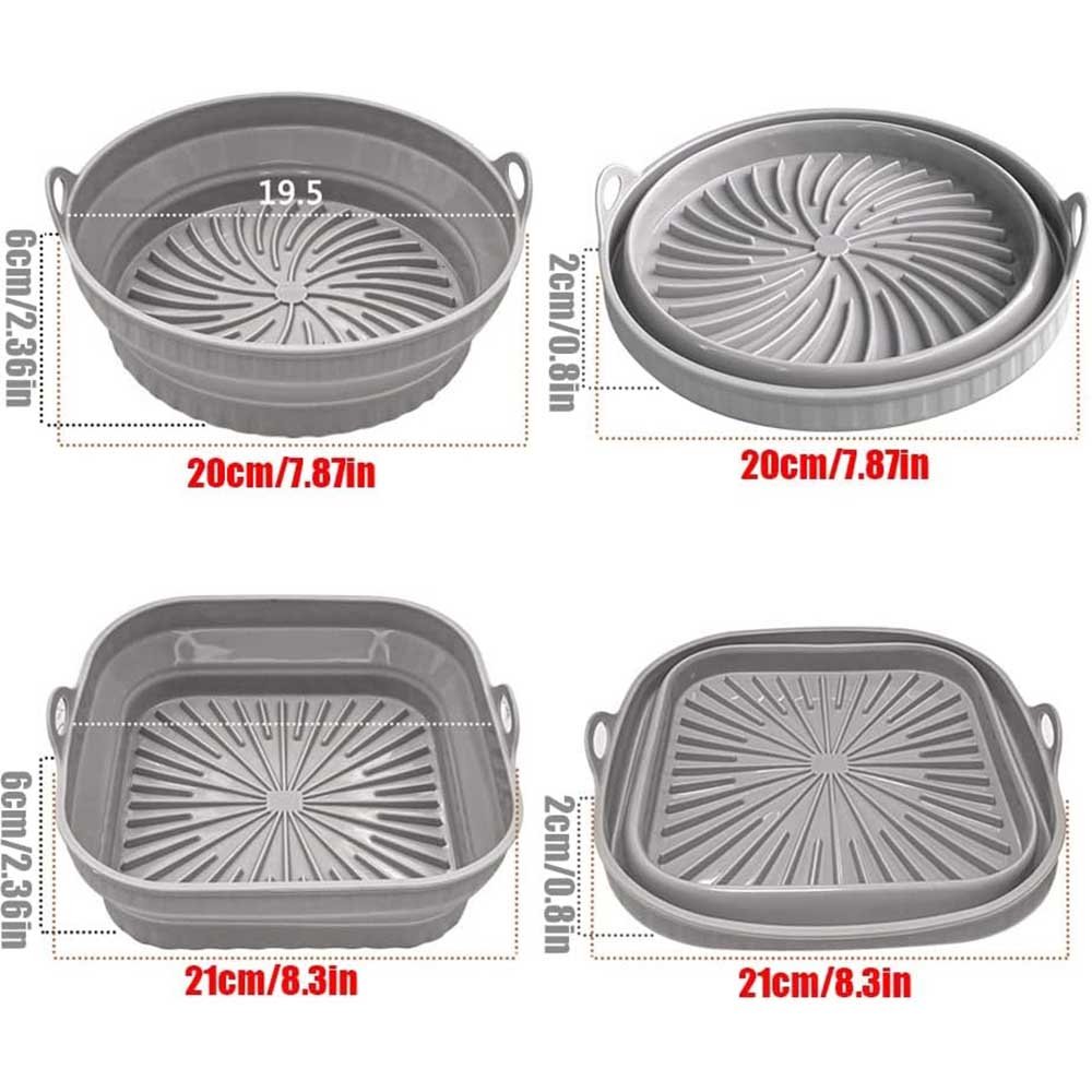 Collapsible Silicone Air Fryer Liner