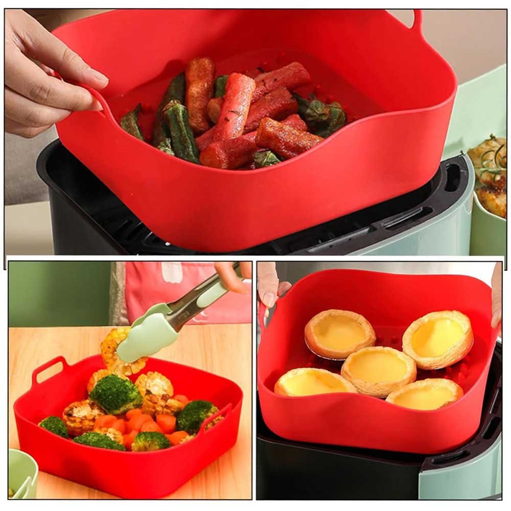 Square Silicone Air Fryer Liner