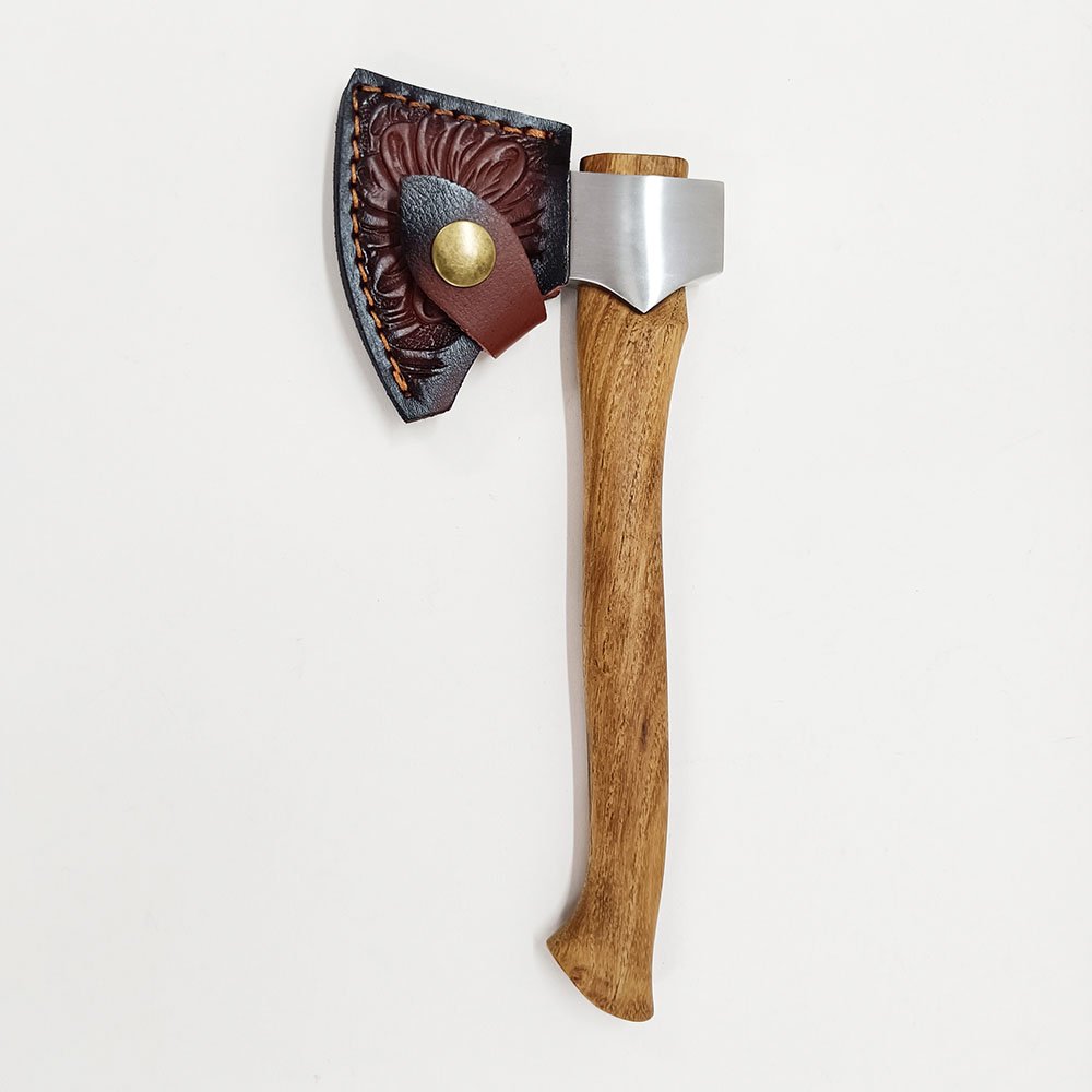 Stainless Steel Hatchet with Wood Handle