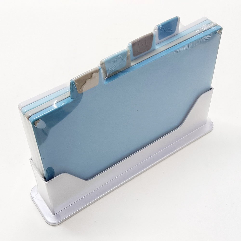 4-Piece Color-Coded Plastic Cutting Board Set