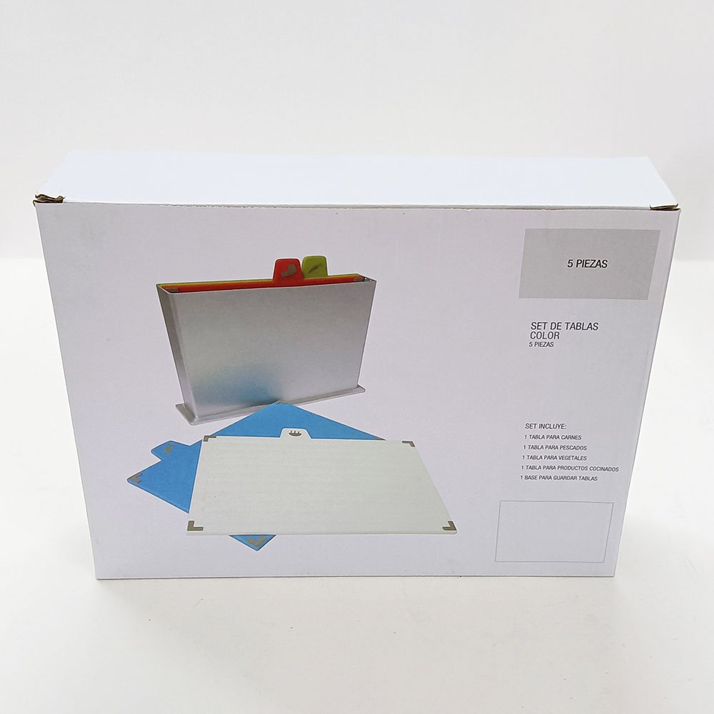 4-Piece Color-Coded Chopping Board Set