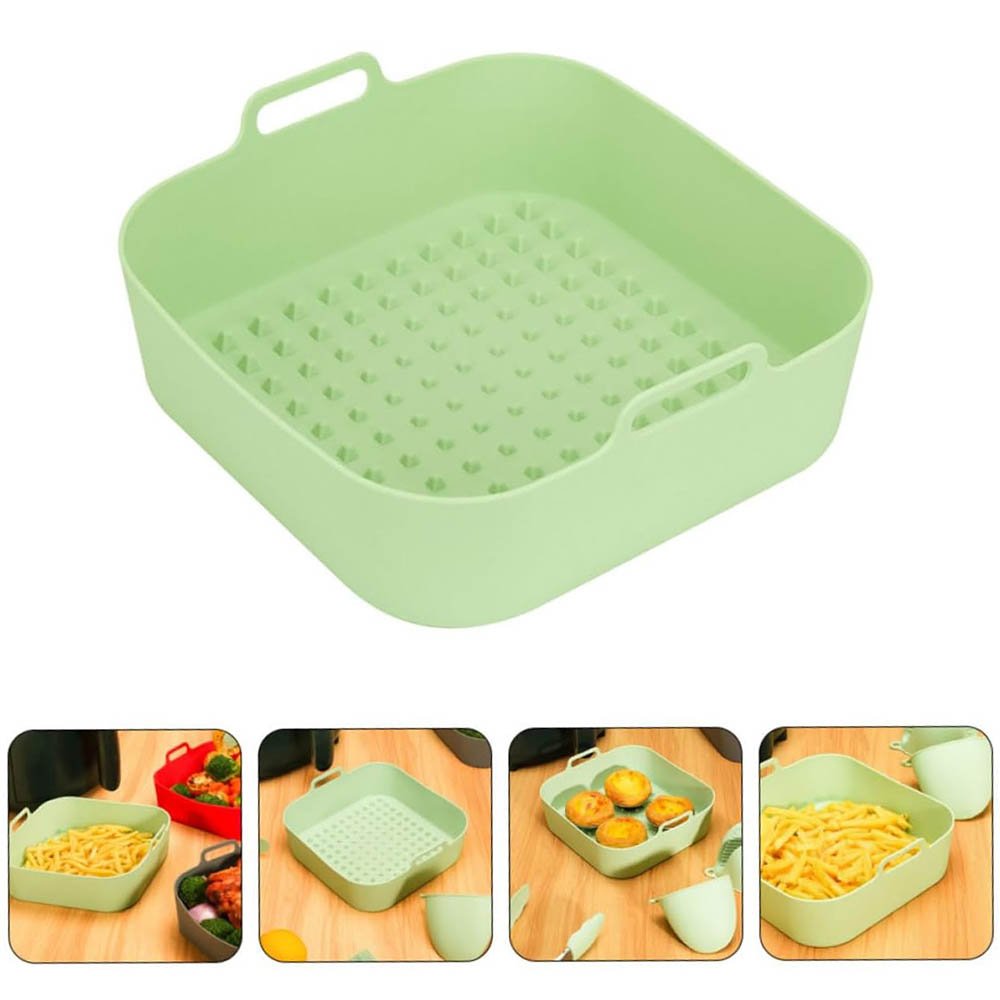 Square Silicone Air Fryer Liners Basket