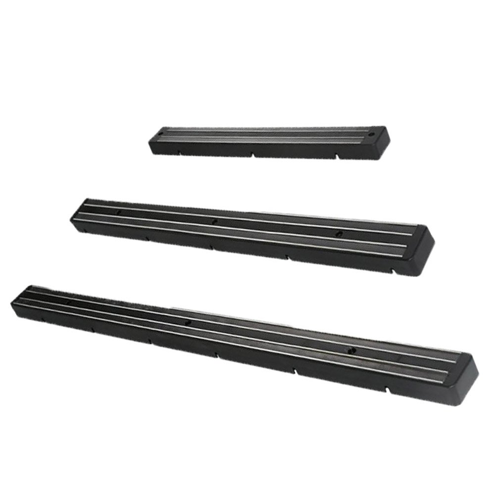 Wall-Mounted Magnetic Knife Holder with Hooks
