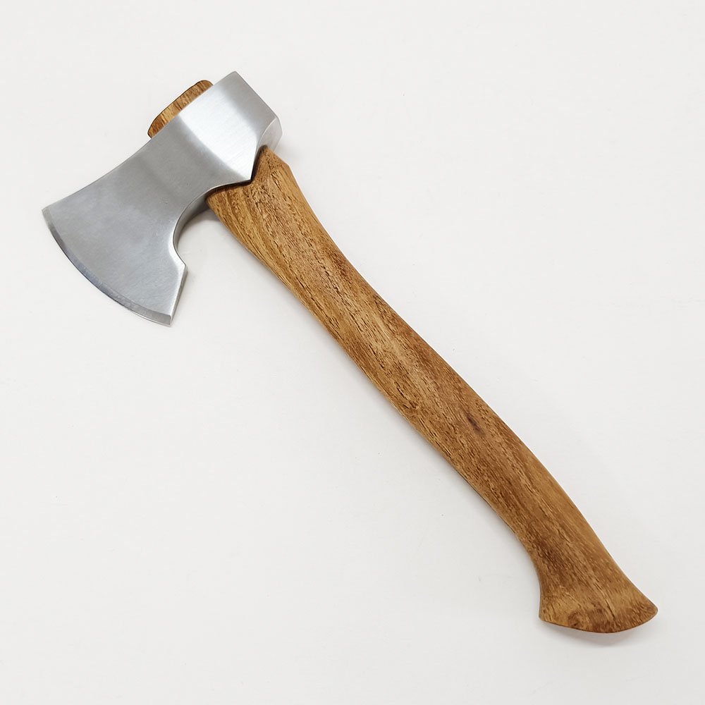 Stainless Steel Hatchet with Wood Handle