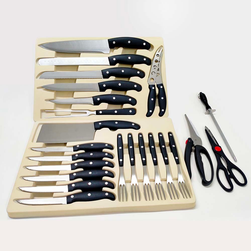 25-Piece Premium Knife Set with Luxury Case