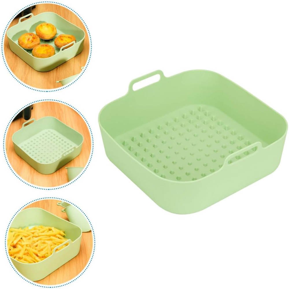 Square Silicone Air Fryer Liners Basket