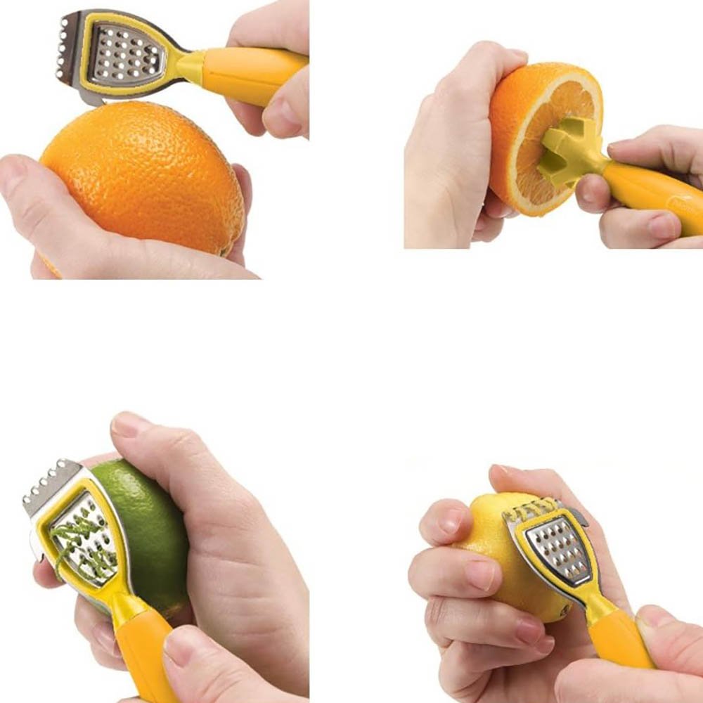 Dual-Function Citrus Zester & Juicer
