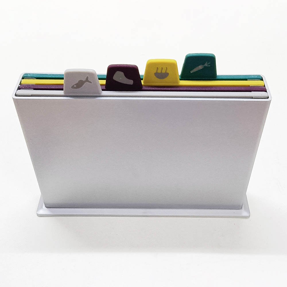 4-Piece Color-Coded Chopping Board Set