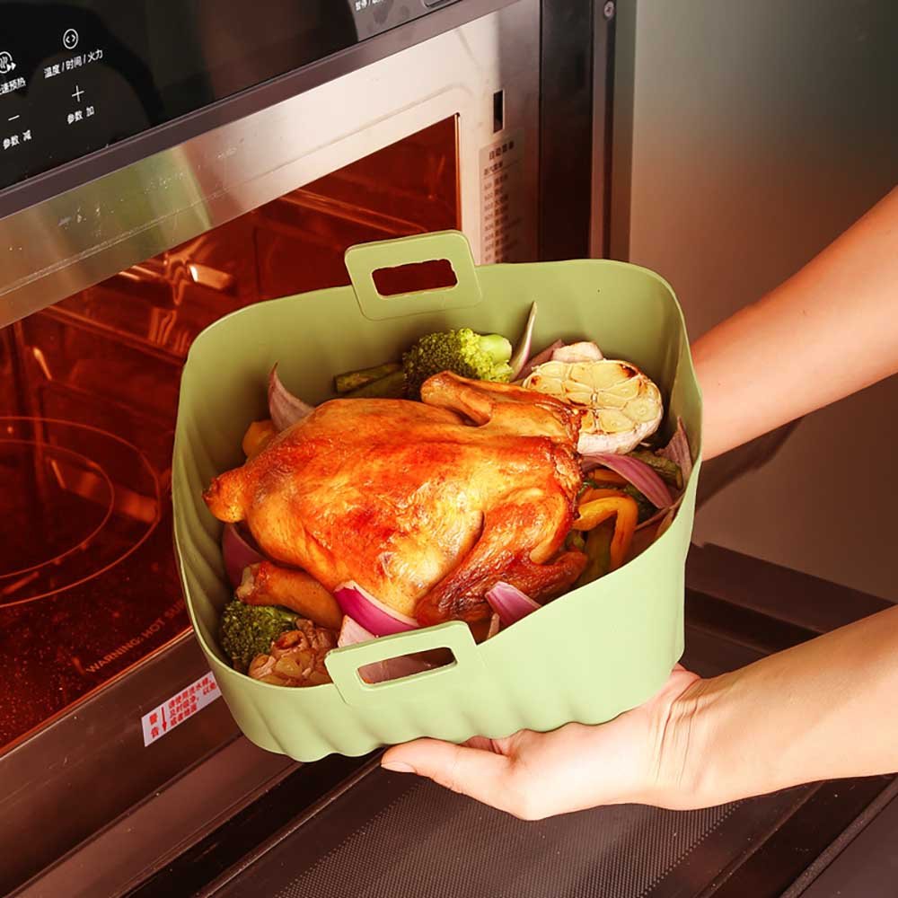 Square Silicone Air Fryer Basket