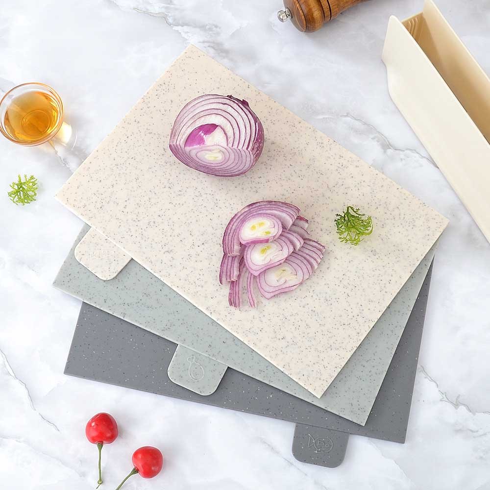 3-in-1 Color-Coded Cutting Board Set with Storage Stand