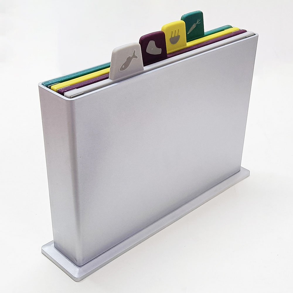 4-Piece Color-Coded Chopping Board Set