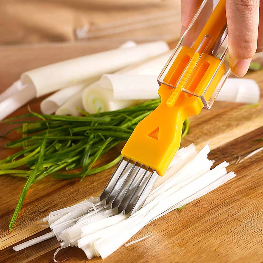 2-in-1 Scallion & Onion Shredder Peeler