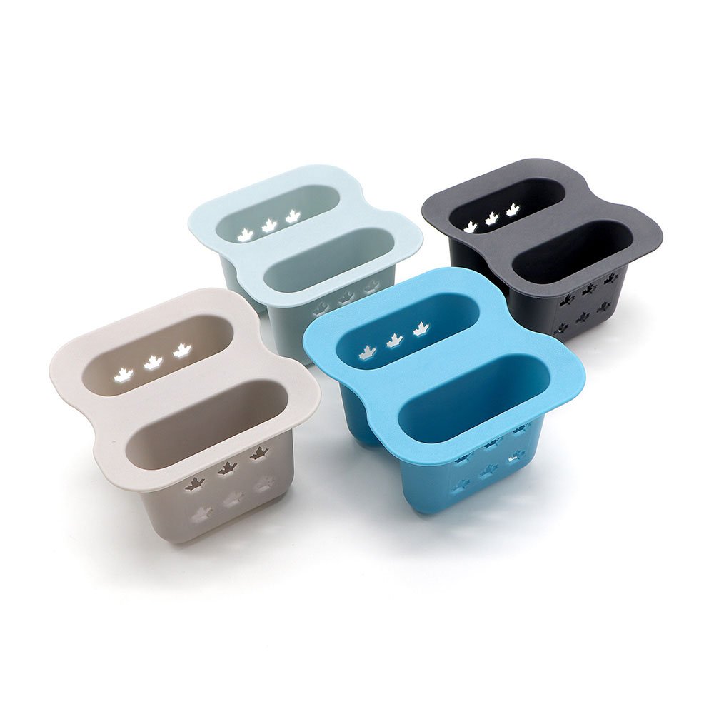Double TPE Sink Drain Basket with Leaf-Perforated Design