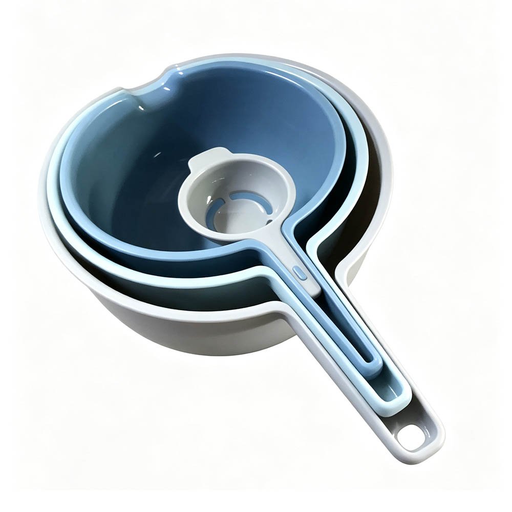4-Piece Stackable Kitchen Mixing Bowl Set