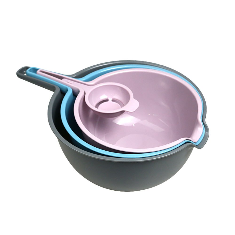 4-Piece Stackable Kitchen Mixing Bowl Set