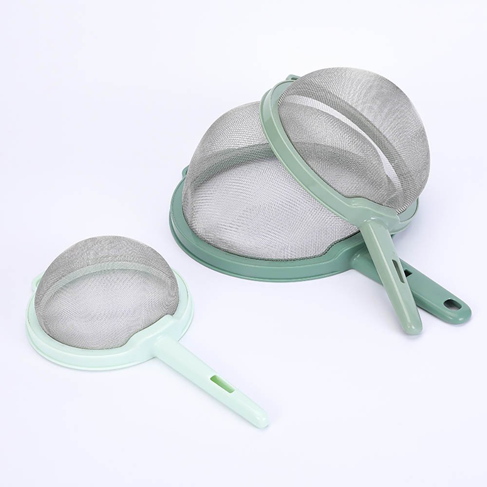 Stackable Plastic Flour Sifter 3-Piece Set