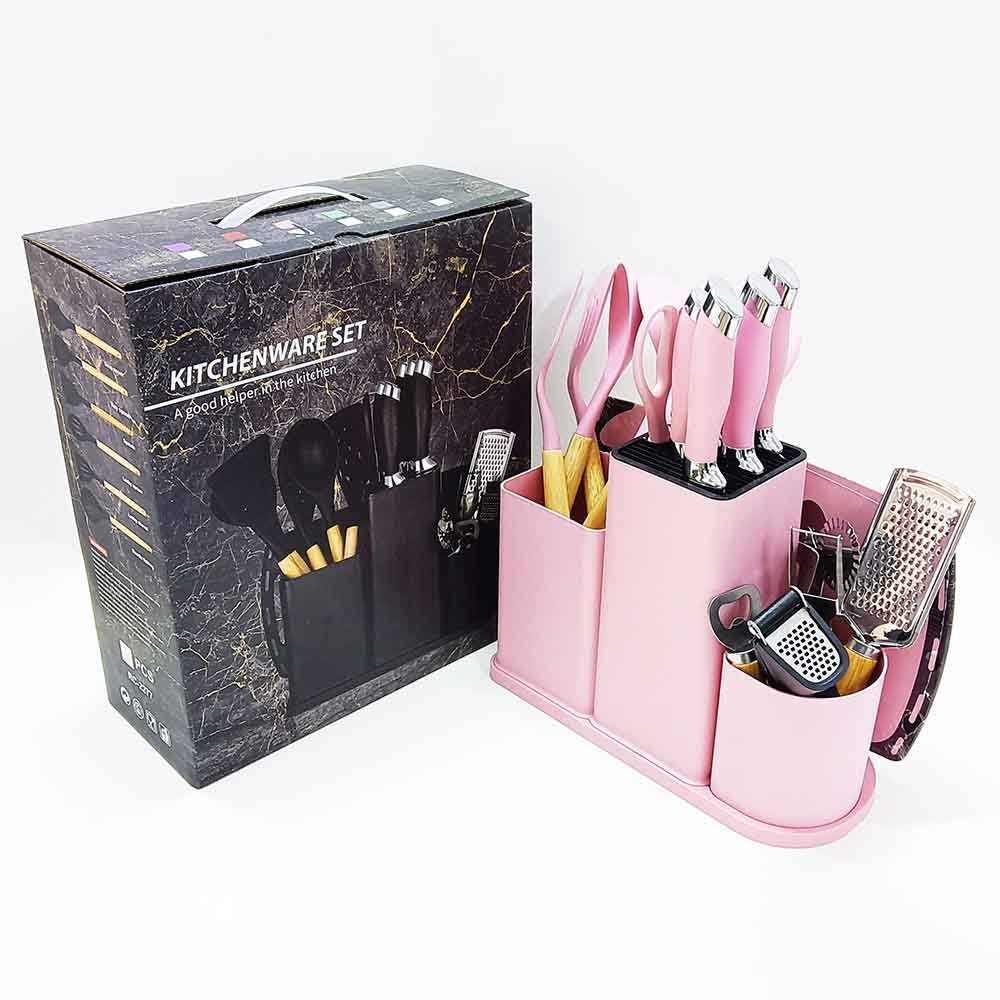 20-Piece Kitchen Knife Utensil Set