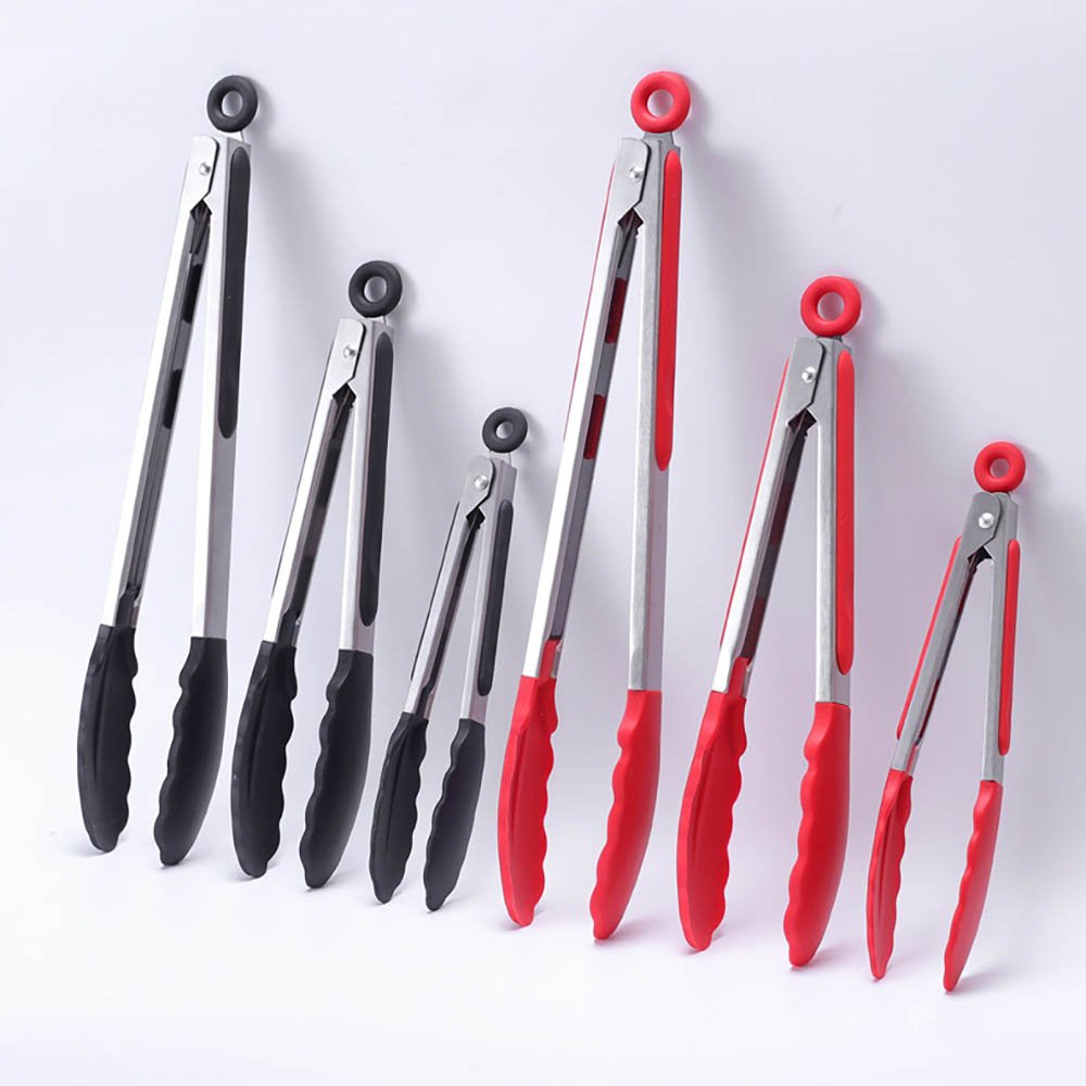 3-Piece BBQ Food Tongs Set