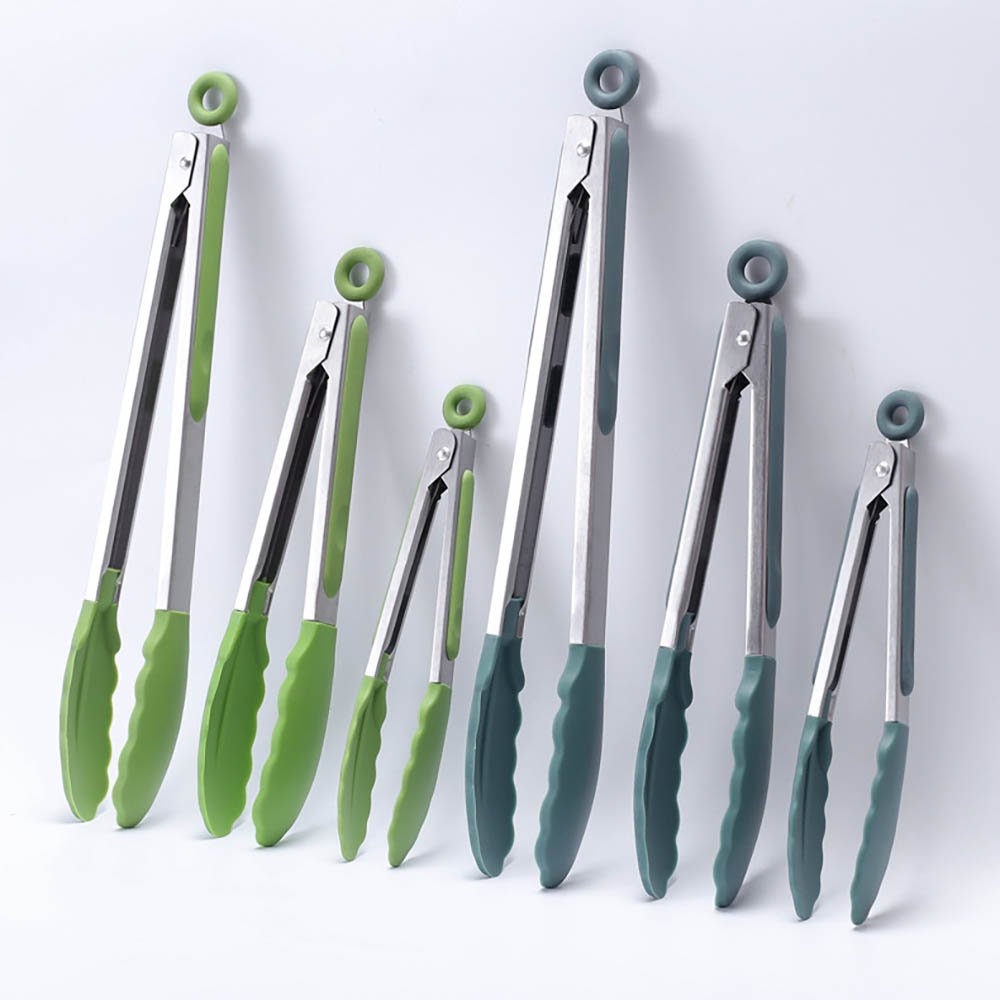3-Piece BBQ Food Tongs Set