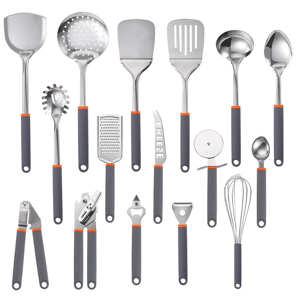 16-Piece Stainless Steel Kitchen Gadgets Utensil Set