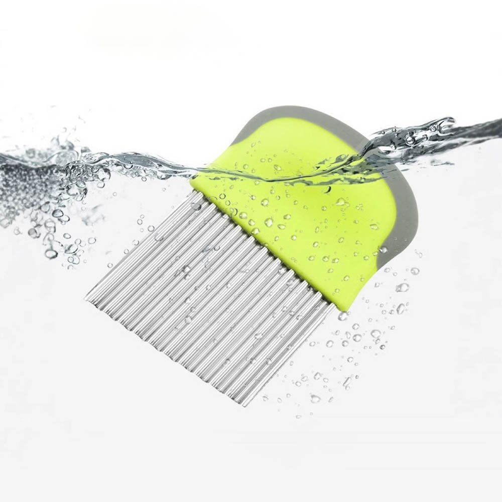 Crinkle Cutter Wavy Potato Slicer