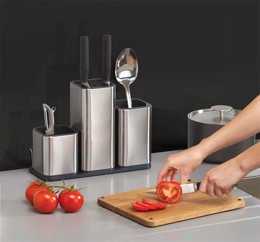 3-in-1 Stainless Steel Kitchen Counter Organizer