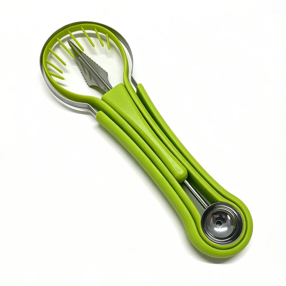 3-Piece Nestable Fruit Carving & Melon Baller Tool Set