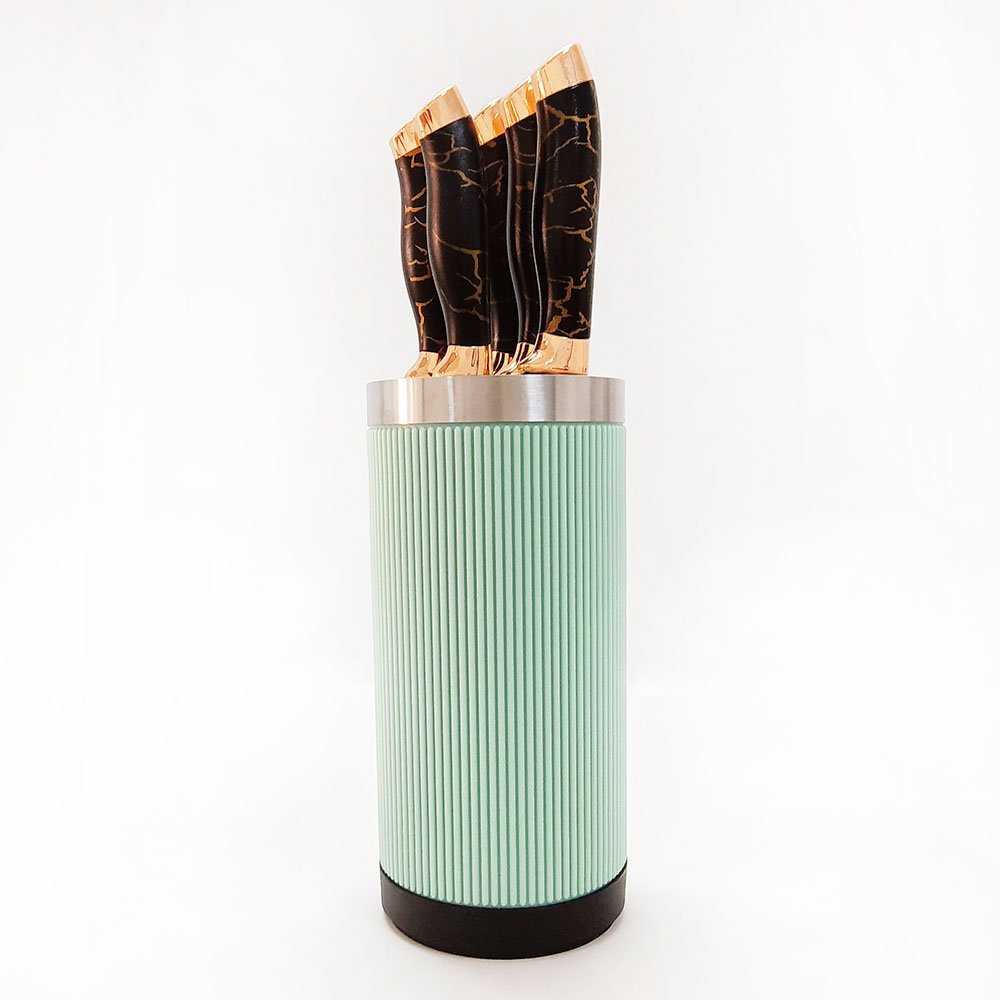 360-Degree Rotating Universal Round Knife Block