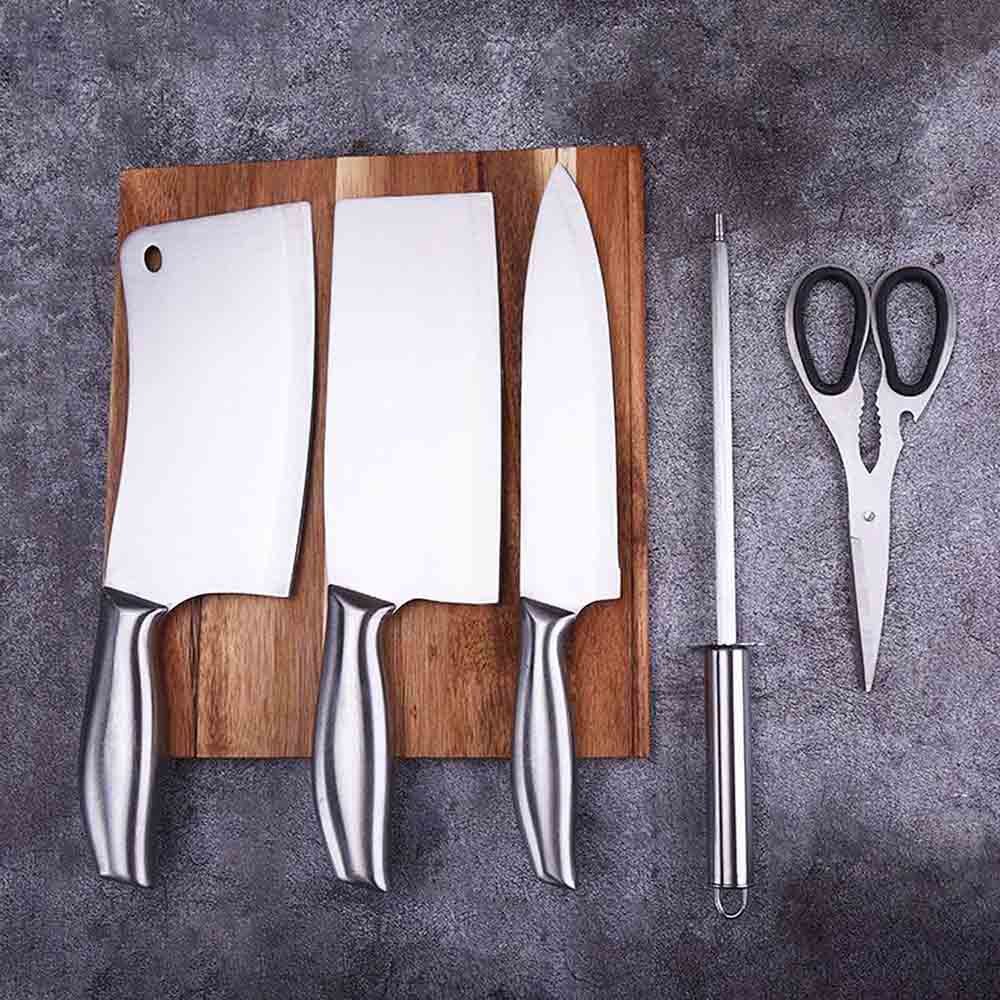 6-Piece Knife Set with Luxury Black Acrylic Stand