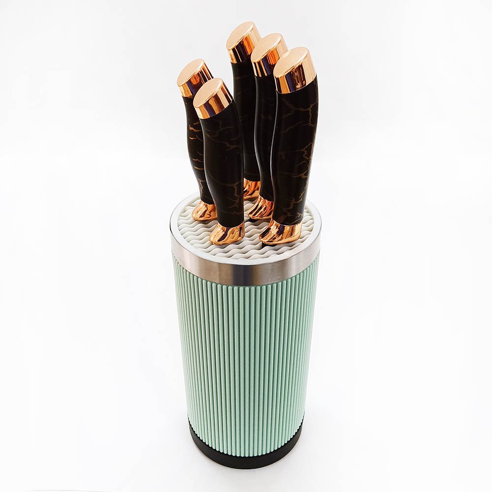 360-Degree Rotating Universal Round Knife Block