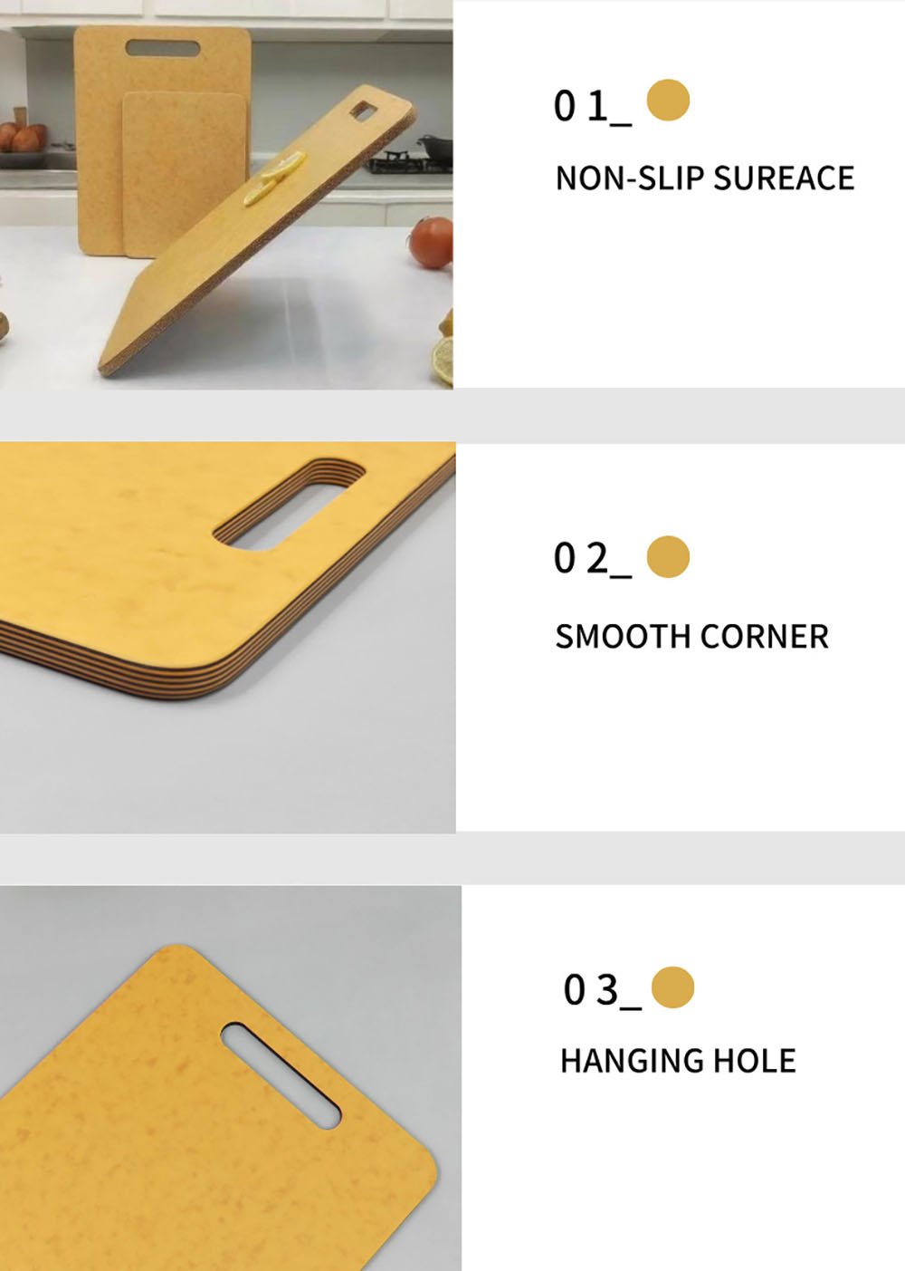 Pine Fiber Cutting Board
