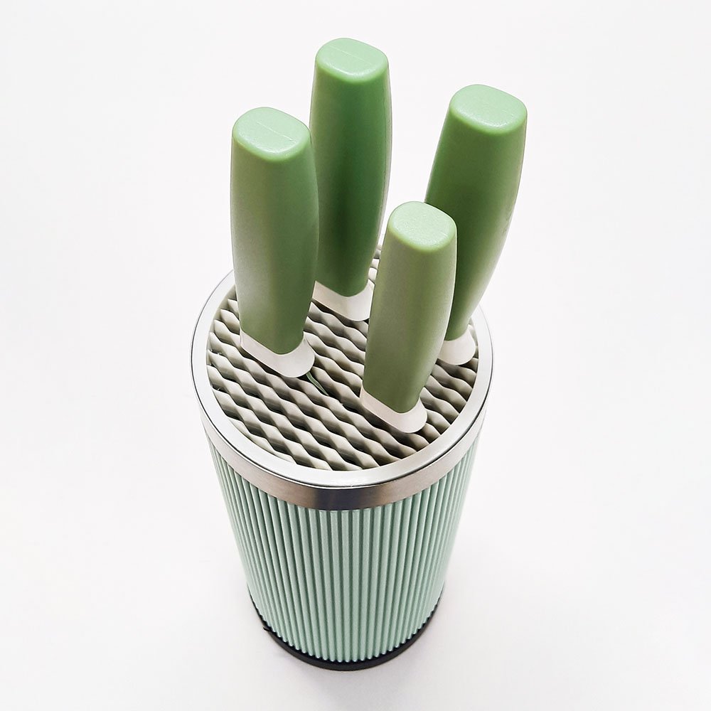 360-Degree Rotating Universal Round Knife Block
