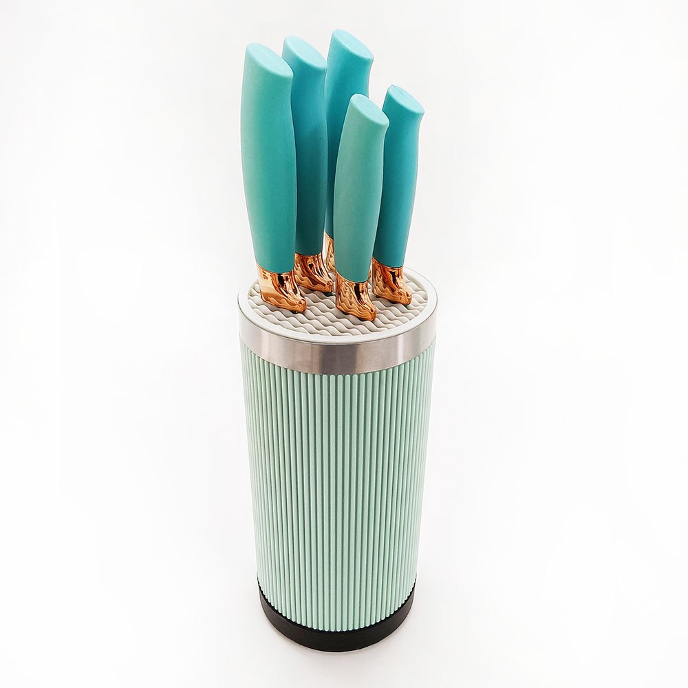 360-Degree Rotating Universal Round Knife Block