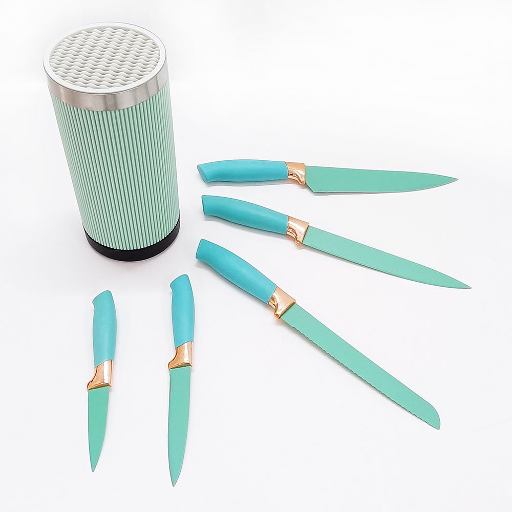 360-Degree Rotating Universal Round Knife Block
