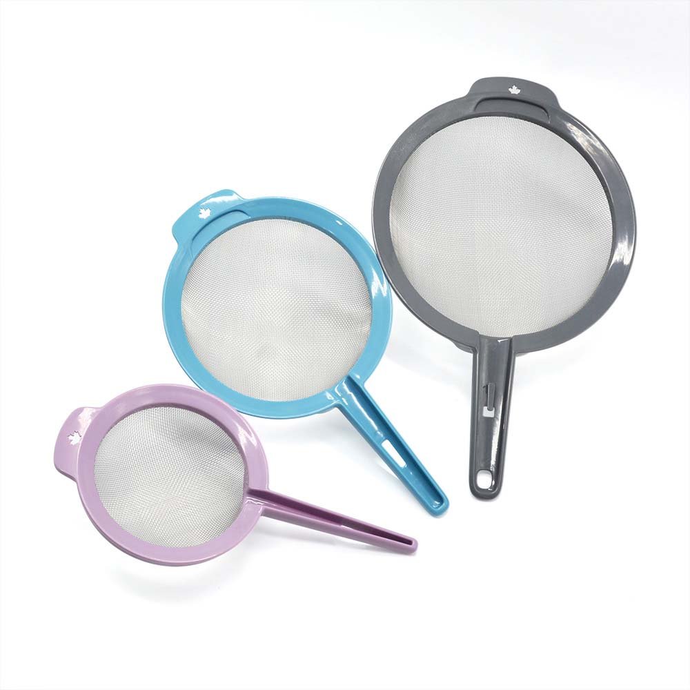 Stackable Plastic Flour Sifter 3-Piece Set
