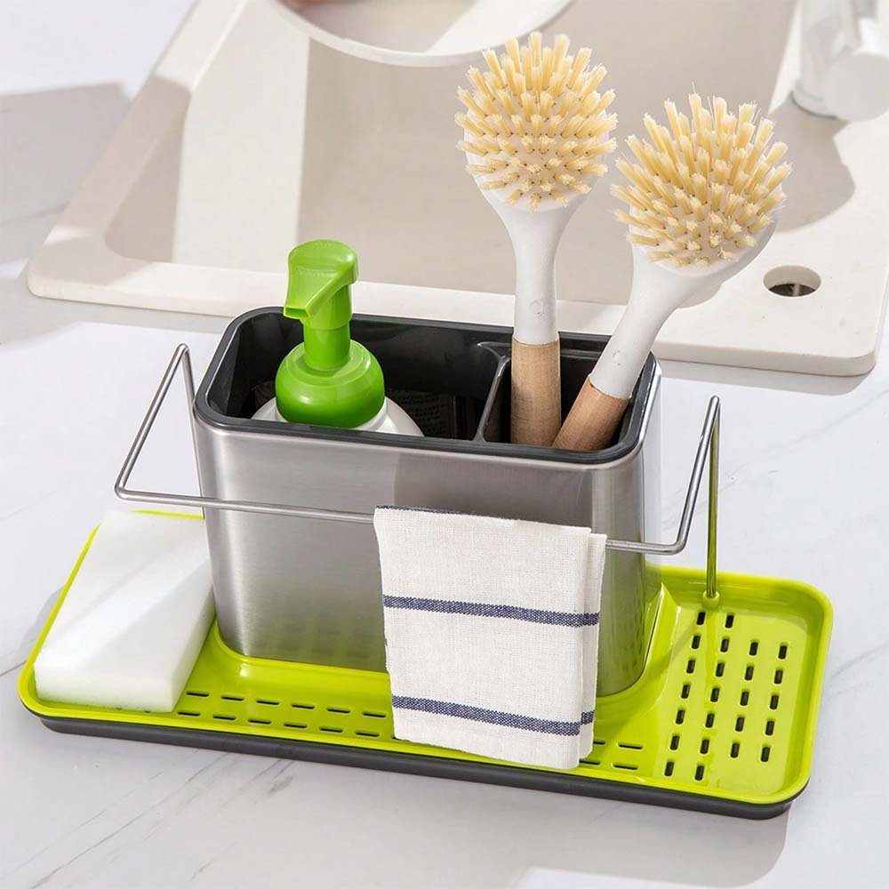 Multi-Function Stainless Steel Sink Caddy