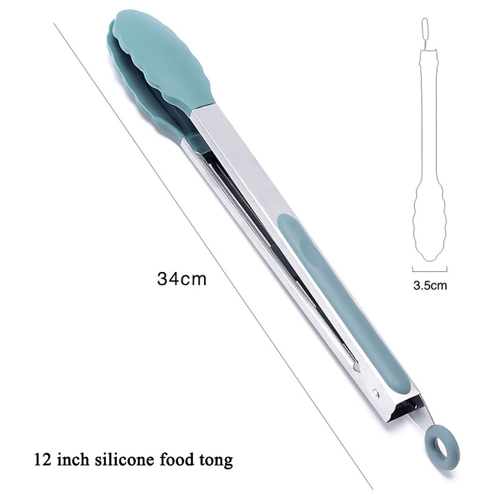 3-Piece BBQ Food Tongs Set