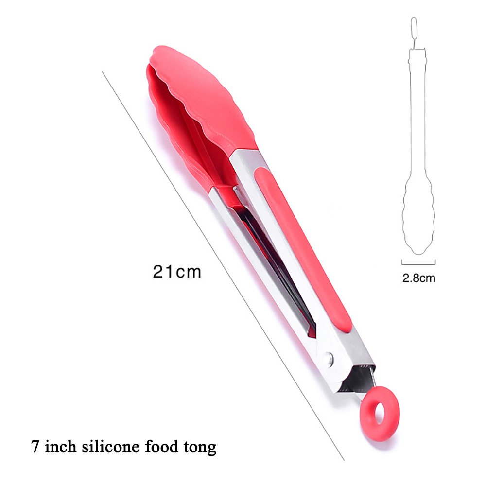 3-Piece BBQ Food Tongs Set