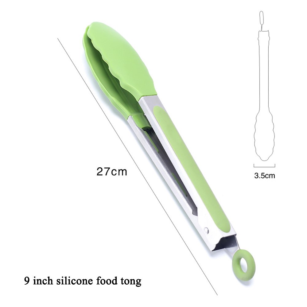 3-Piece BBQ Food Tongs Set