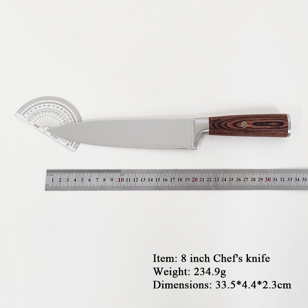 67-Layer Damascus Steel Kitchen Knife Collection