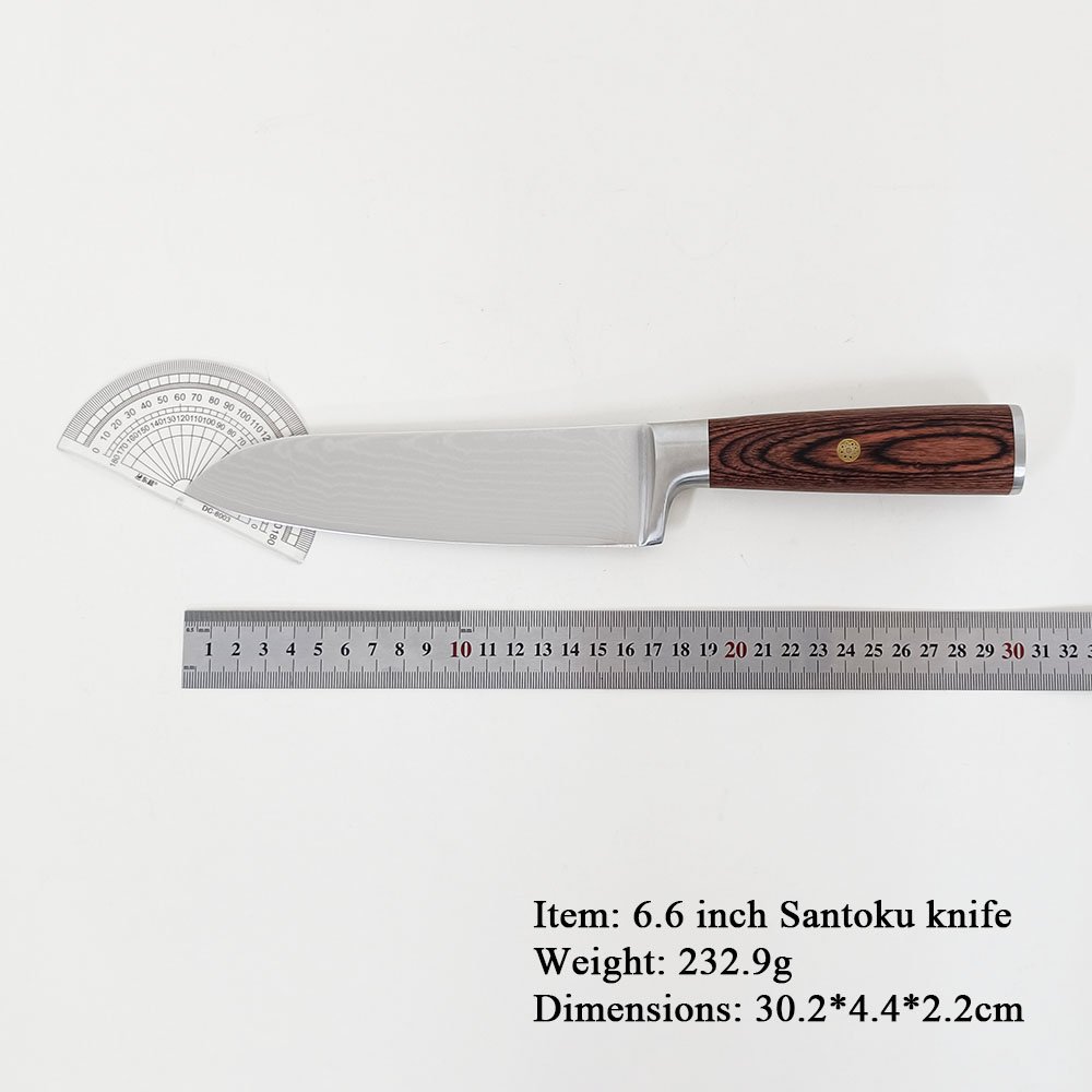 67-Layer Damascus Steel Kitchen Knife Collection