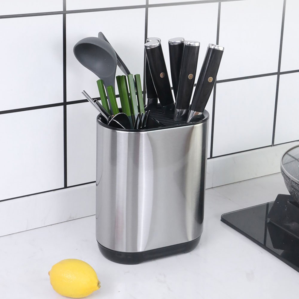 Stainless Steel Kitchen Knife Utensil Holder