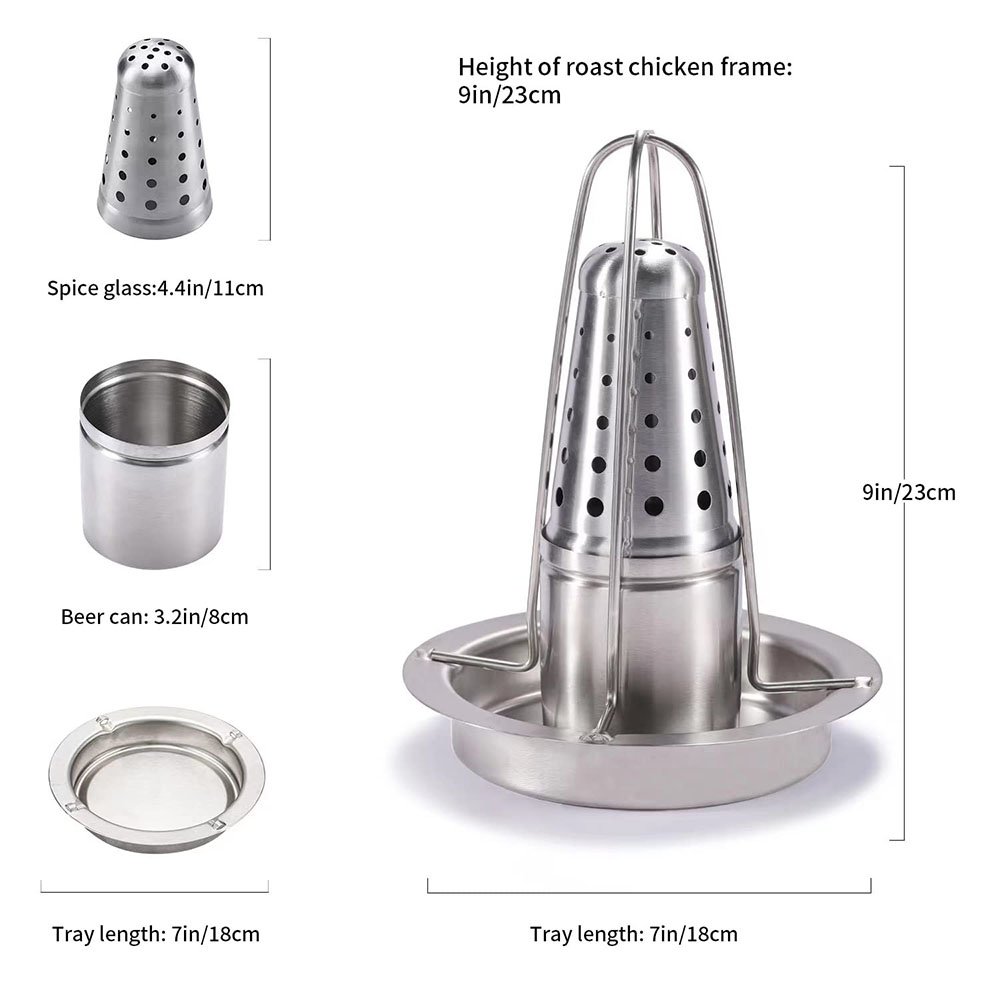 Stainless Steel Chicken Roaster Stand