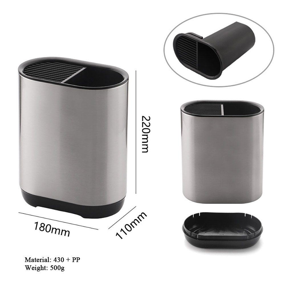 Stainless Steel Kitchen Knife Utensil Holder