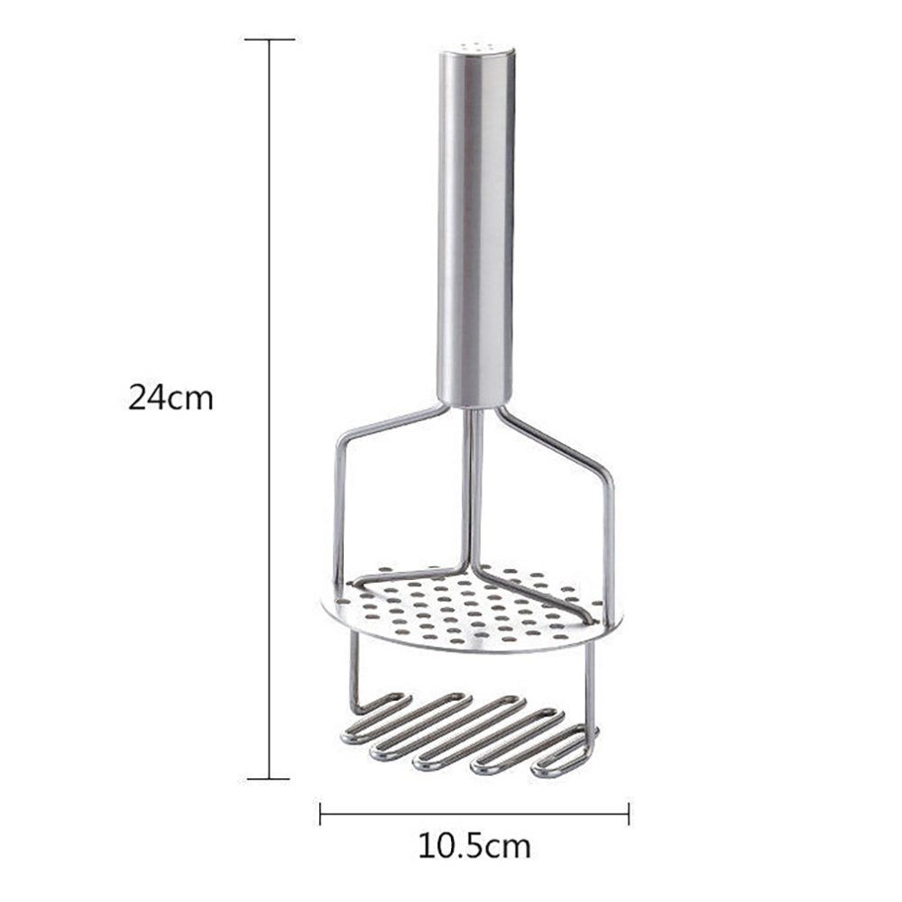 Stainless Steel Dual-Layer Potato Ricer