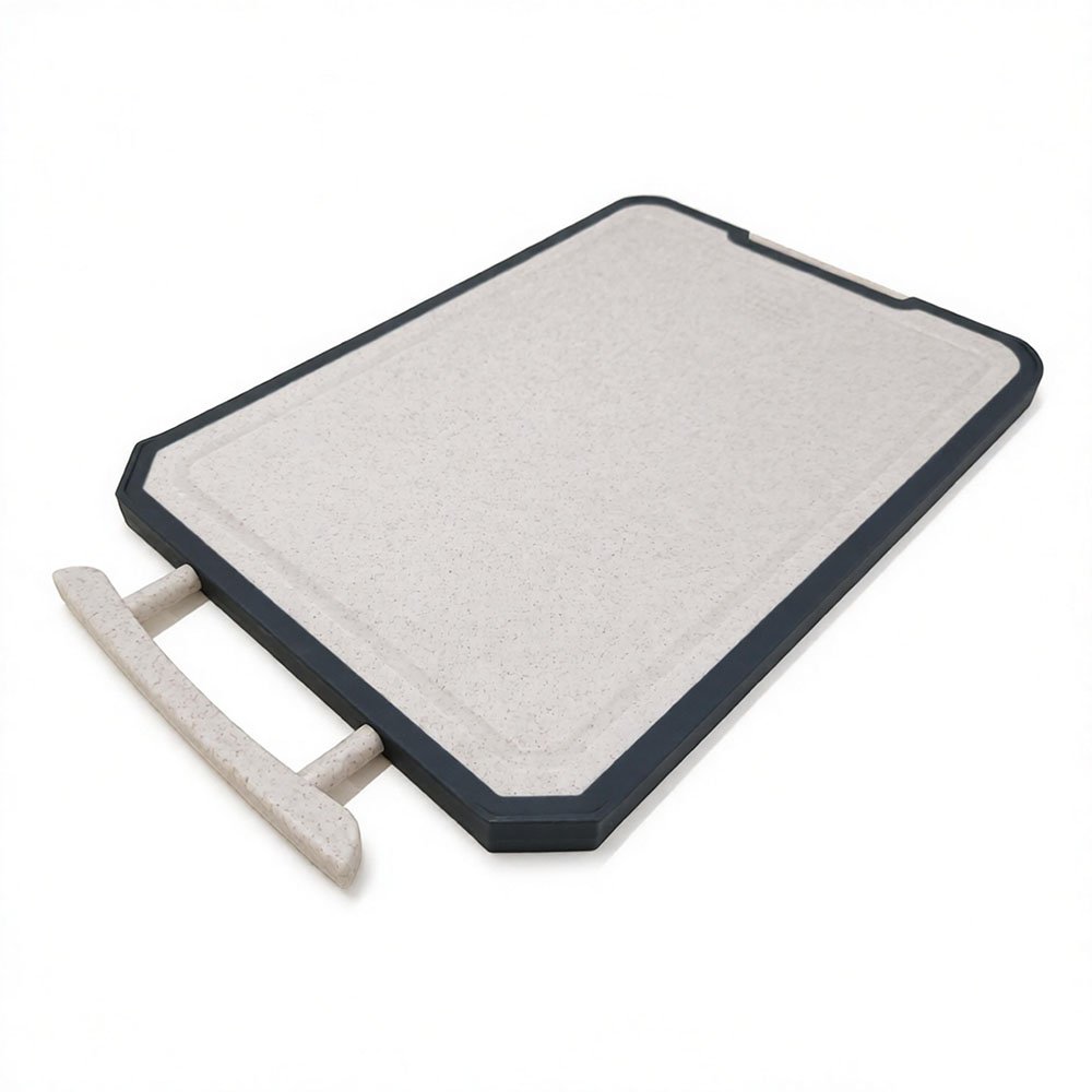 Stainless Steel Wheat Straw Standable Cutting Board