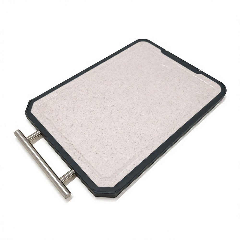 Stainless Steel Diamond Textured Standing Cutting Board
