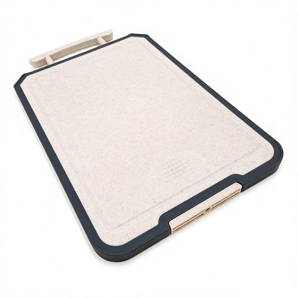 Stainless Steel Wheat Straw Standable Cutting Board