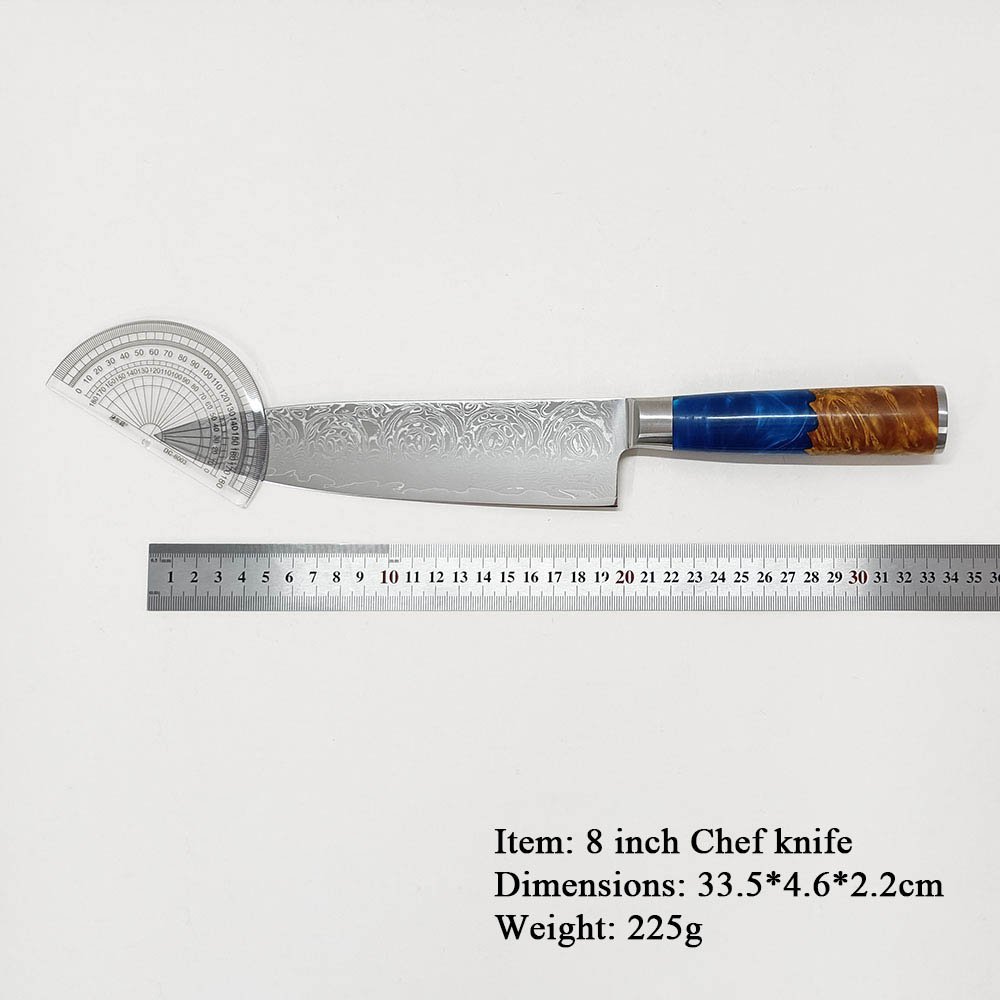 8 Inch Damascus Knife
