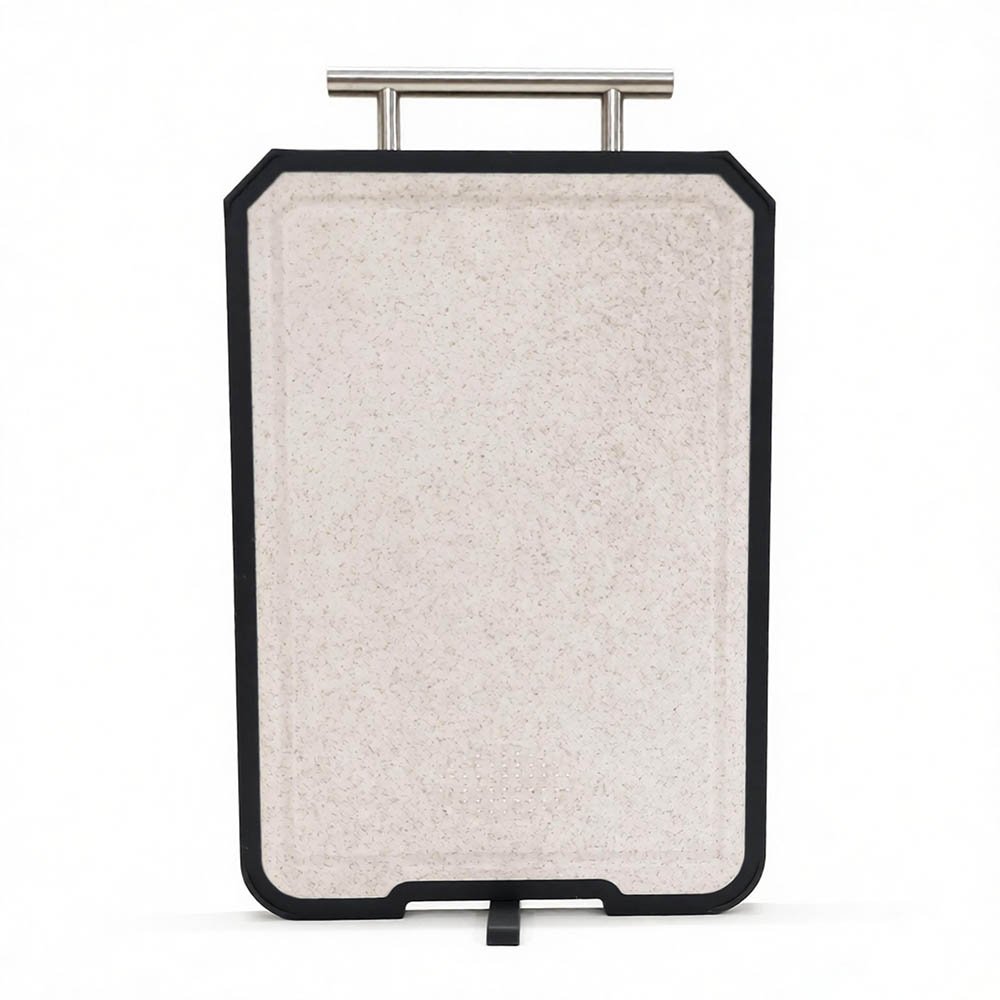 Stainless Steel Diamond Textured Standing Cutting Board